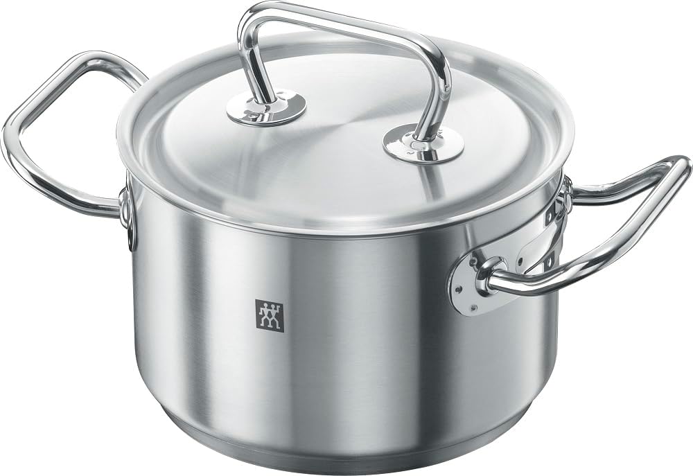 ZWILLING Twin Classic Kochtopf-Set 5-teilig, mit Deckel, Induktionsgeeignet, Unbeschichtet, Edelstahl, Silber