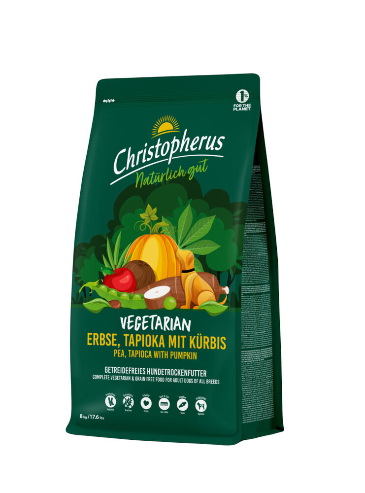 Christopherus Vegetarian - Hondenvoer - 8000 Gram - groente