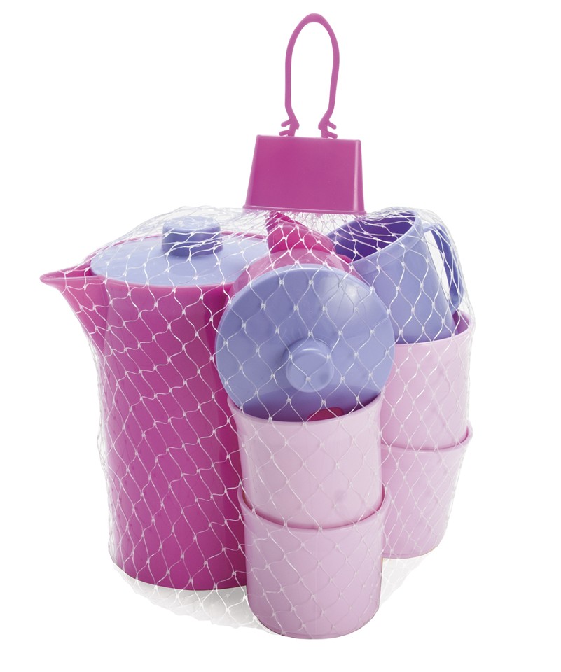 Dantoy - Kaffesæt i pink og lilla (4396)