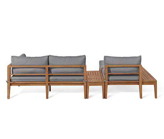 Teak-Lounge-Ecke