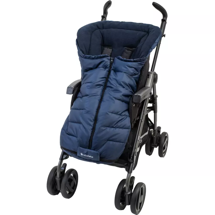 Altabebe Winterfußsack Active Kollektion für Kinderwagen Hellgrau