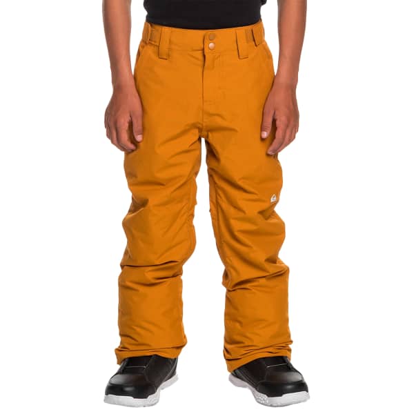 Pantalon de ski QUIKSILVER ESTATE YTH PT B SNPT BUCKTHORN BROWN