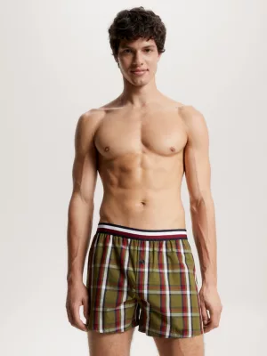 Conjunto com 3 Cuecas Boxer com Cós Listrado Global
