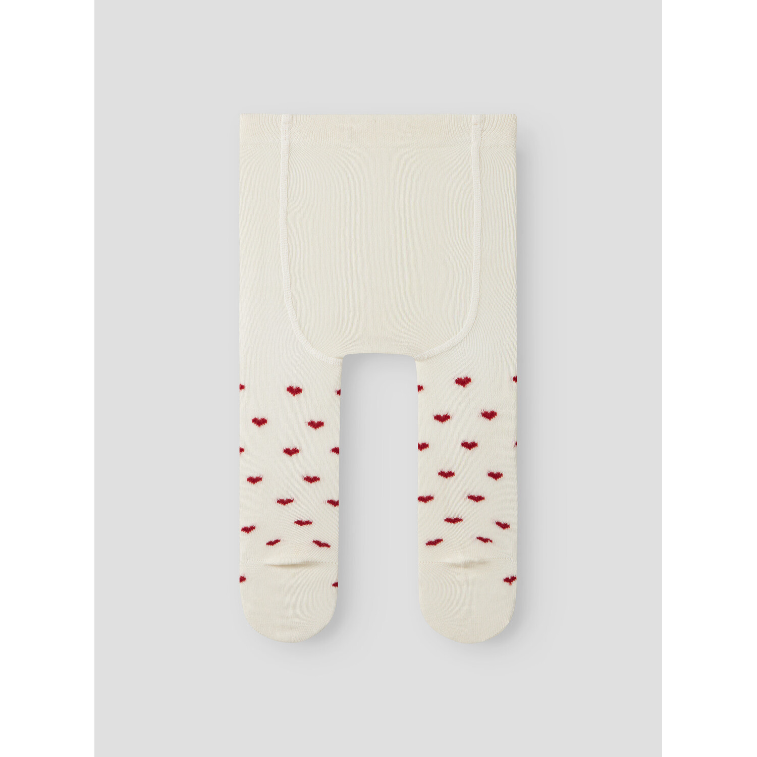 Lil ' Atelier | NBFREBA LEN PANTYHOSE LIL | Turtledove RED HEARTS