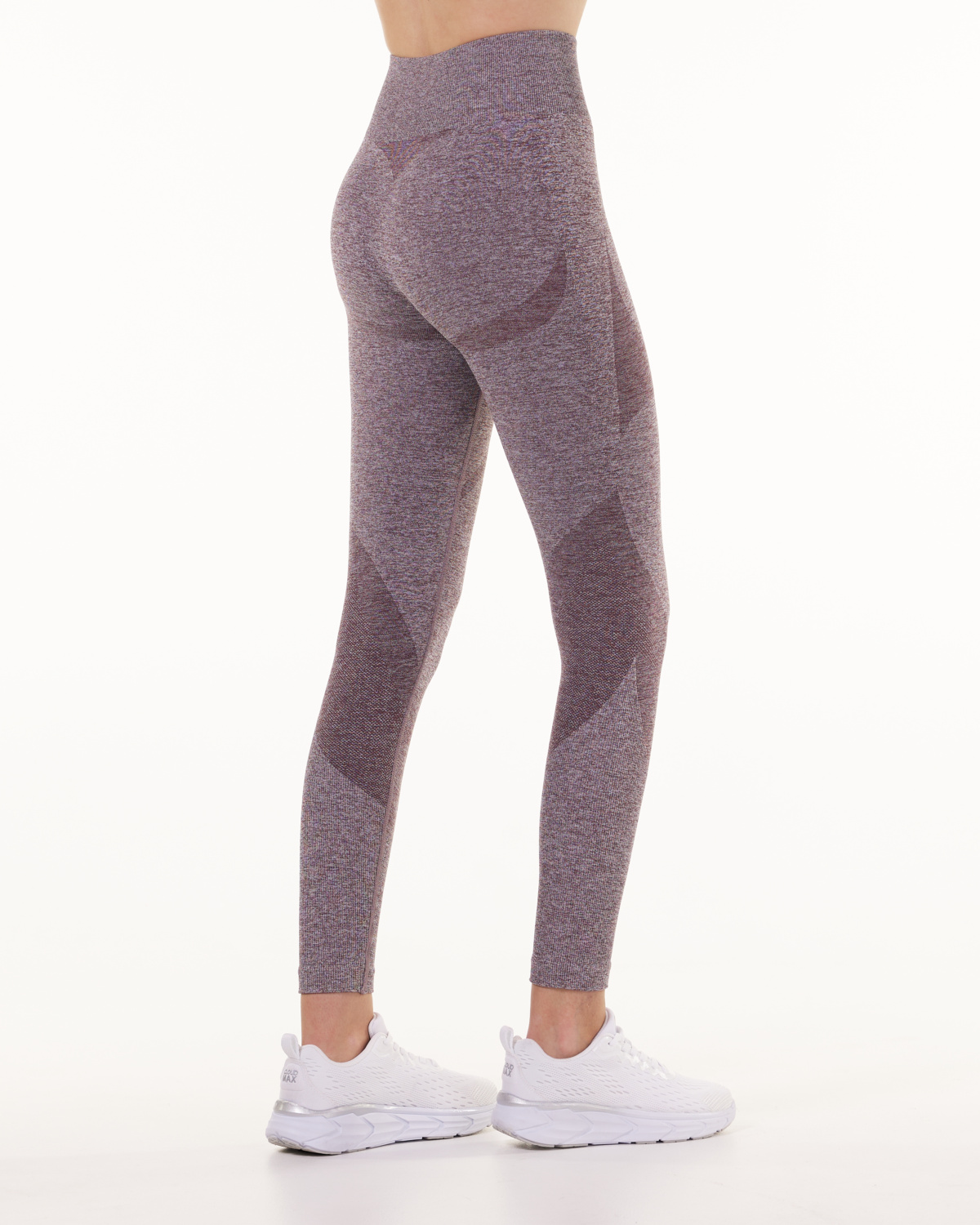 LEVITY Solar Seamless Tights Red Dusty Marl
