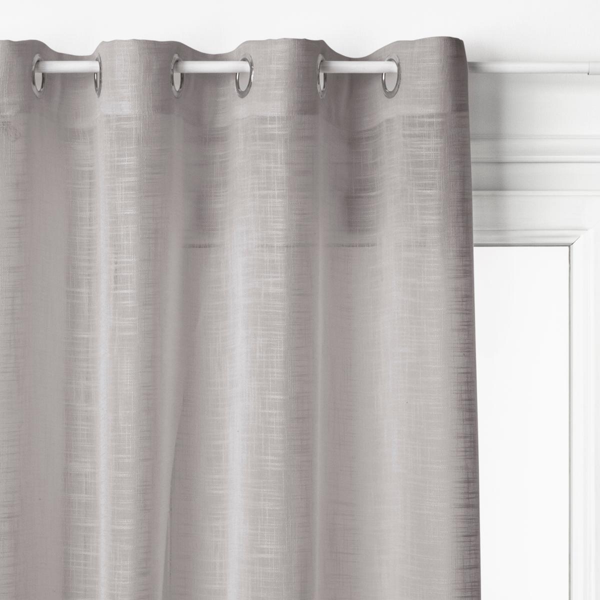 VOILAGE ALTON A OEILLETS GRIS 140X240CM