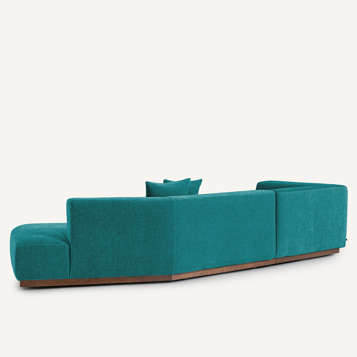 AM.PM<br>Sofá de canto aberto em veludo chenille, Jacopo