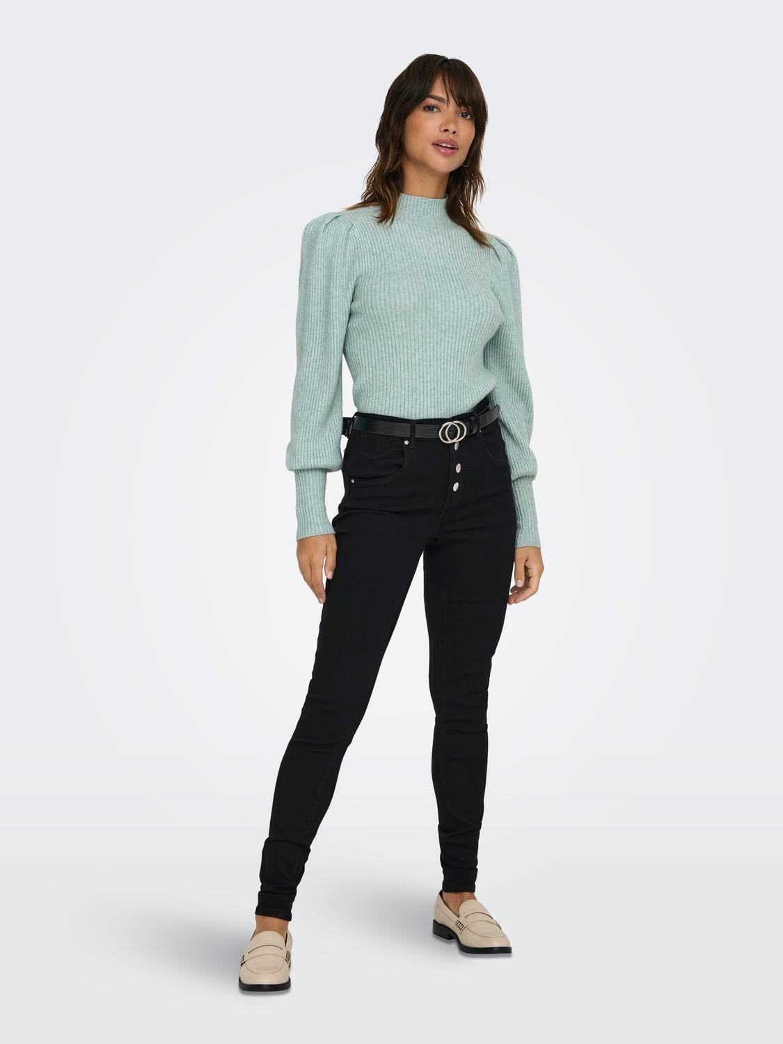 ONLKATIA Strickpullover Gray Mist
