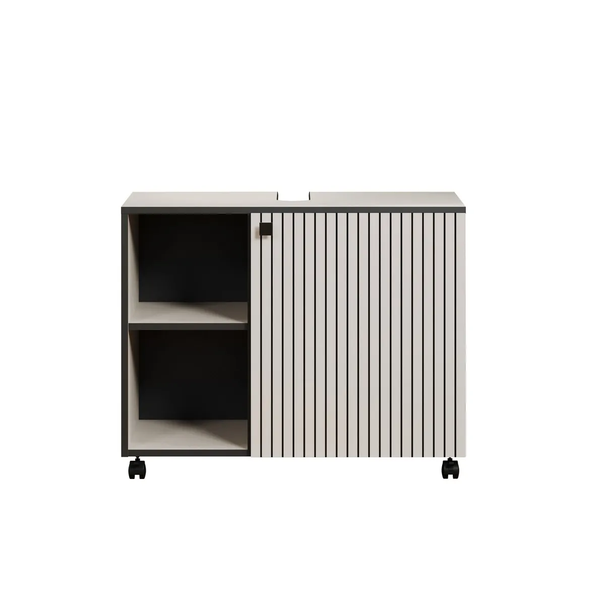 EPIKASA Meuble sous Lavabo Pure Gris