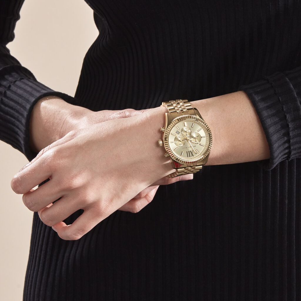 Montre Michael Kors Lexington Doré