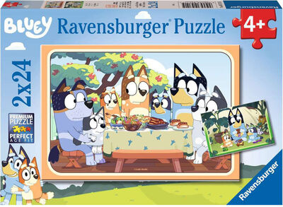 Ravensburger Puslespill Bluey 2x24 Brikker
