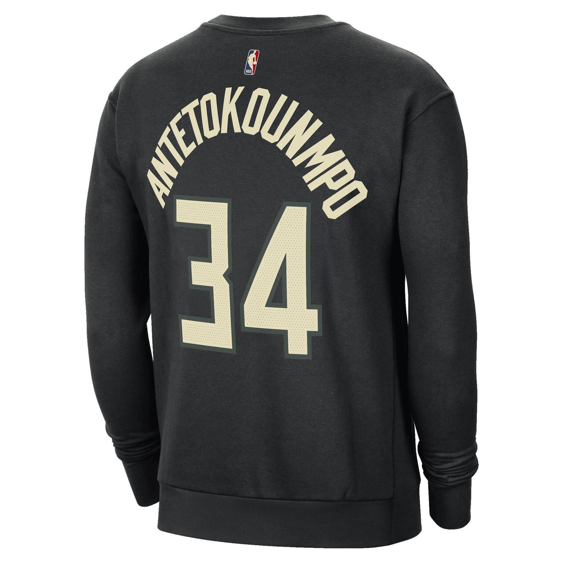 Nike| Herren Sweatshirt NBA GIANIS ANTETOKOUNMPO MILWAUKEE BUCKS COURTSIDE