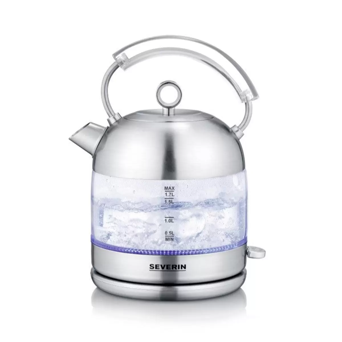 Wasserkocher über 1 Liter Severin WK3459 Silber