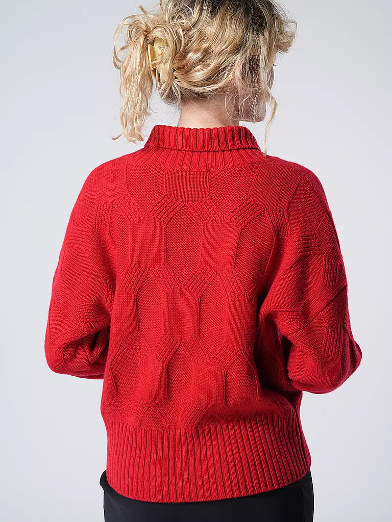 THE MERCER N.Y. Kaschmirpullover  rot