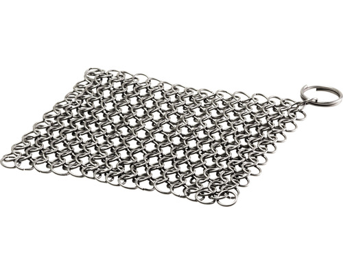 Ringreiniger/grillreiniger, 1 x 16 cm, roestvrij staal
