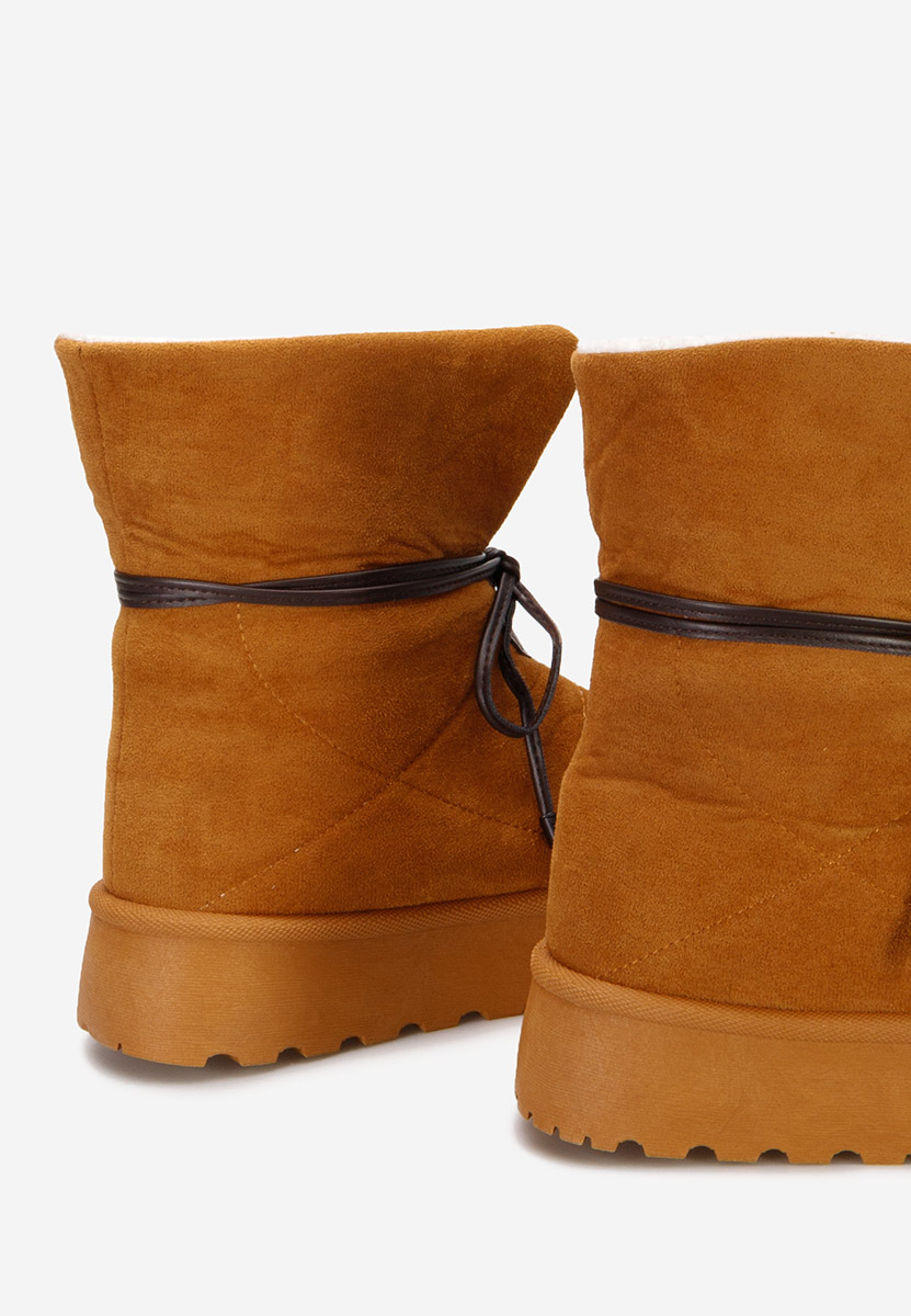 Bottines doublées femme chameau Dasenia