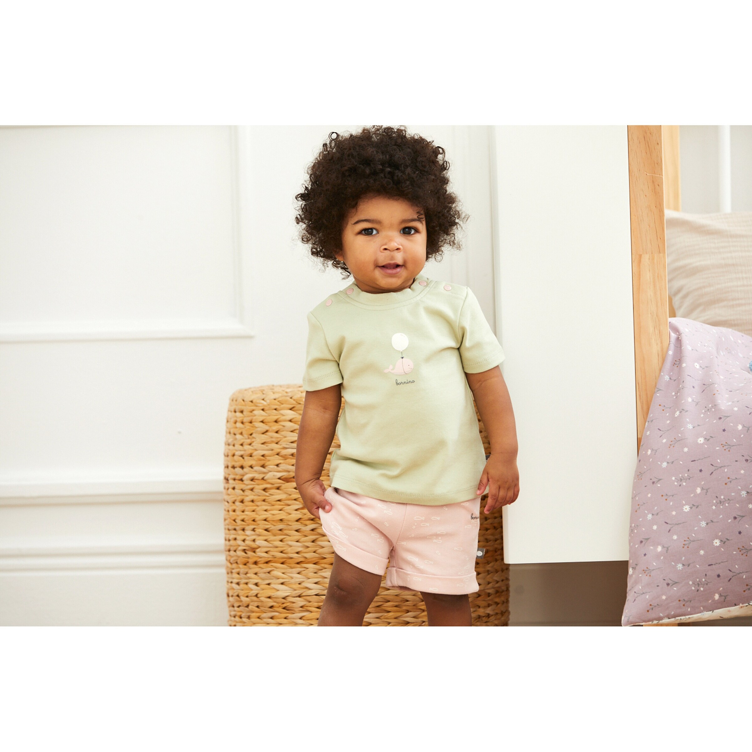 Bornino - Ocean Shorts Fische rosa