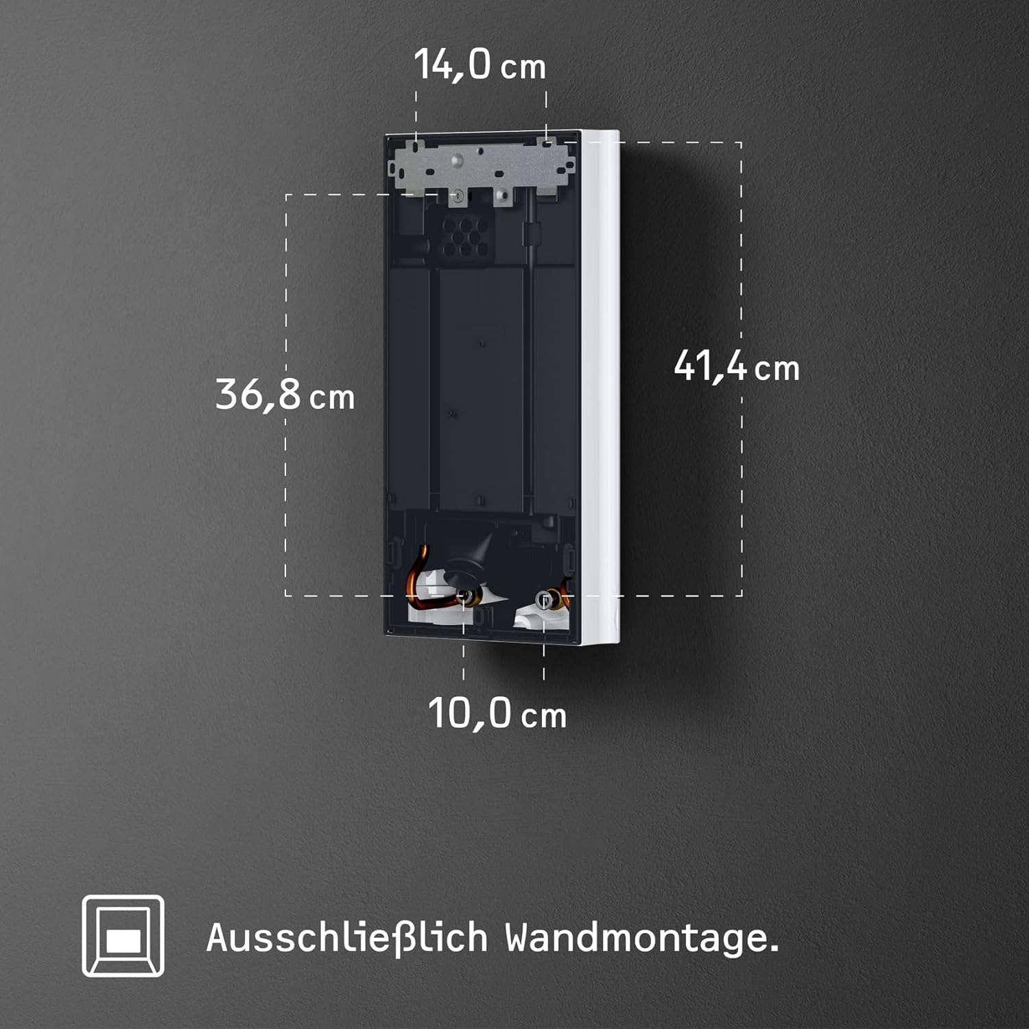 STIEBEL ELTRON Elektronischer Durchlauferhitzer DHB 18/21/24 ST Trend, 18/21/24 kW (wählbar), Warmwasserbereiter energiesparend, Küche und Bad, 204202