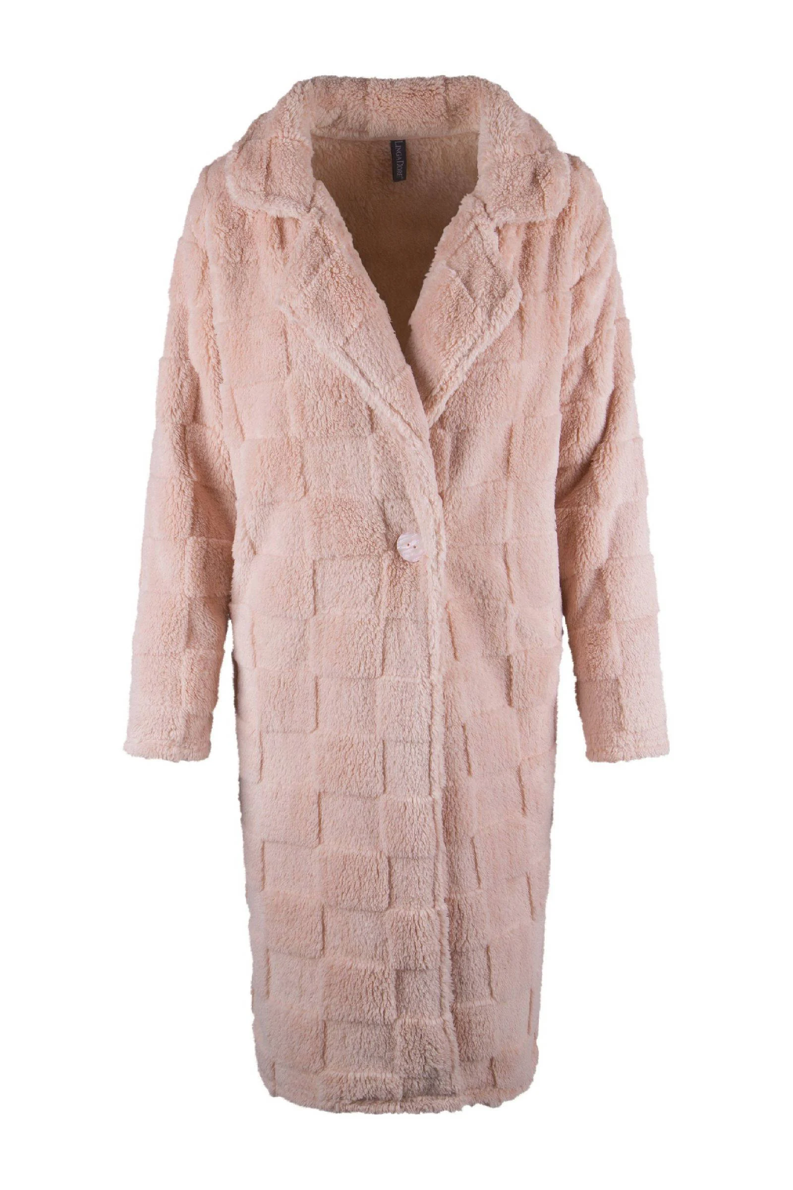 LingaDore fleece badjas roze