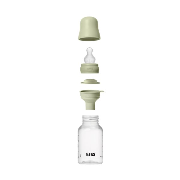 Bibs Fles - Slow Flow - 150 ml - Silicone - Sage