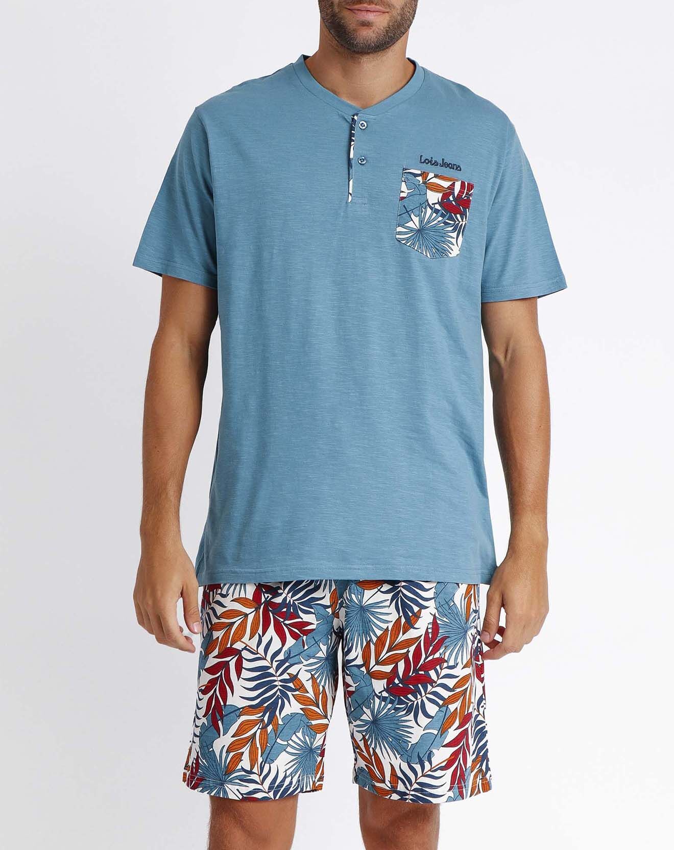 Lois Pyjama T-Shirt & Short Mateo bleu