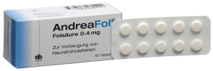 ANDREAFOL Tabletten 0.4mg, 90 Stück