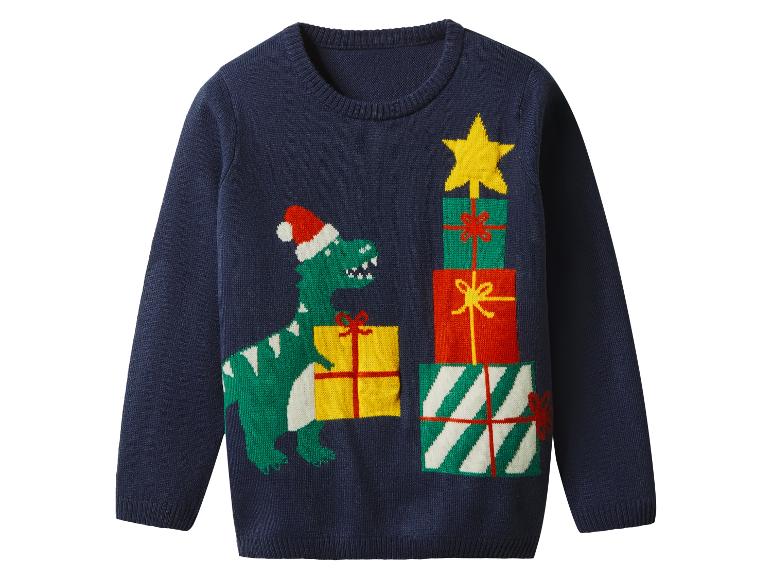 Kinder kersttrui met lampjes