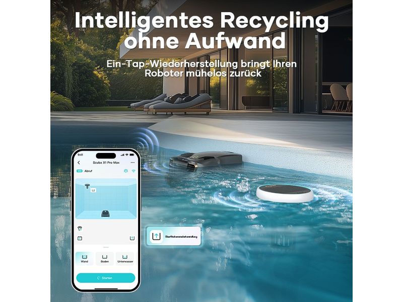 Aiper Poolreinigungs-Roboter Scuba S1 Kabelloser Roboter-Poolreiniger