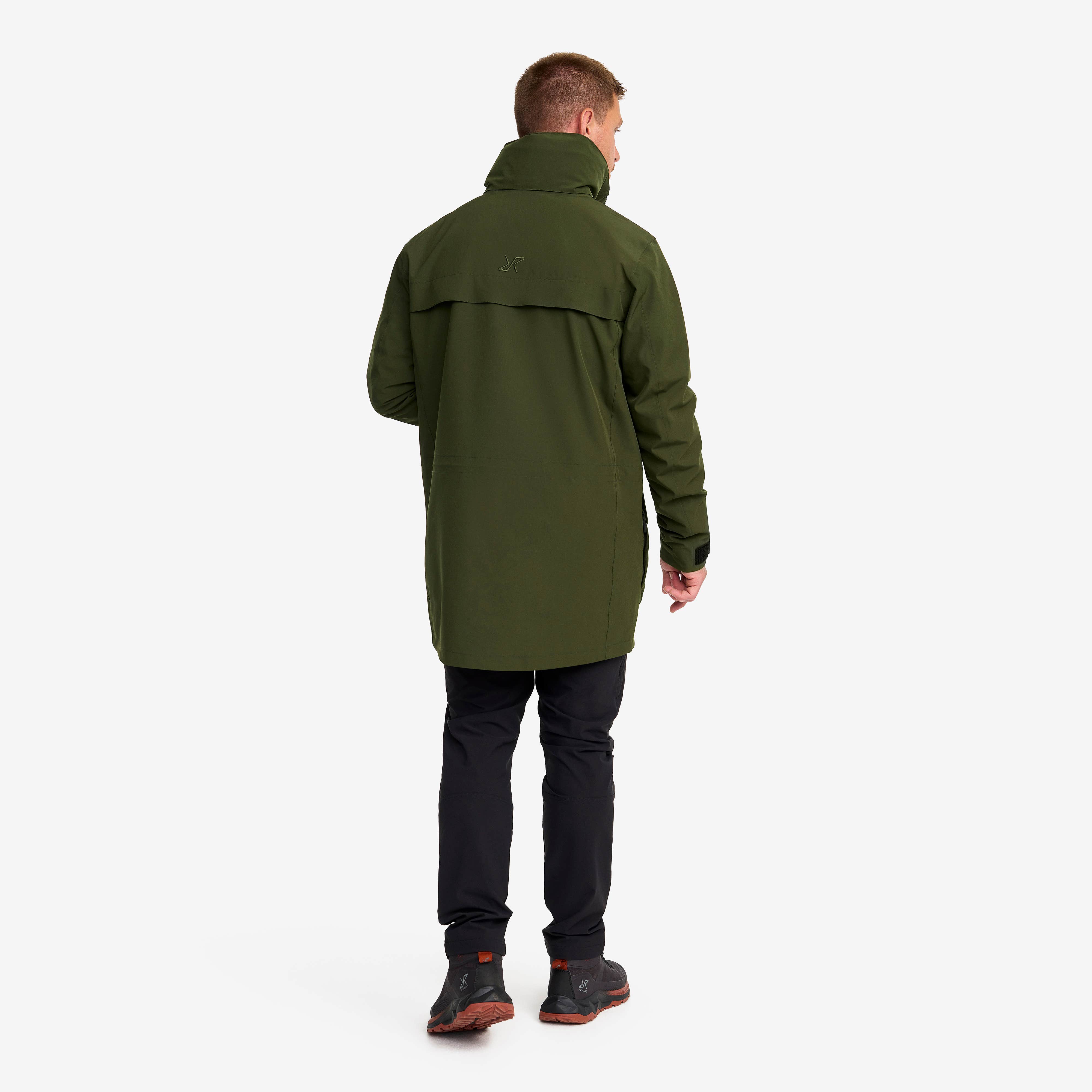 Nevis 2L Parka Herre Forest Green