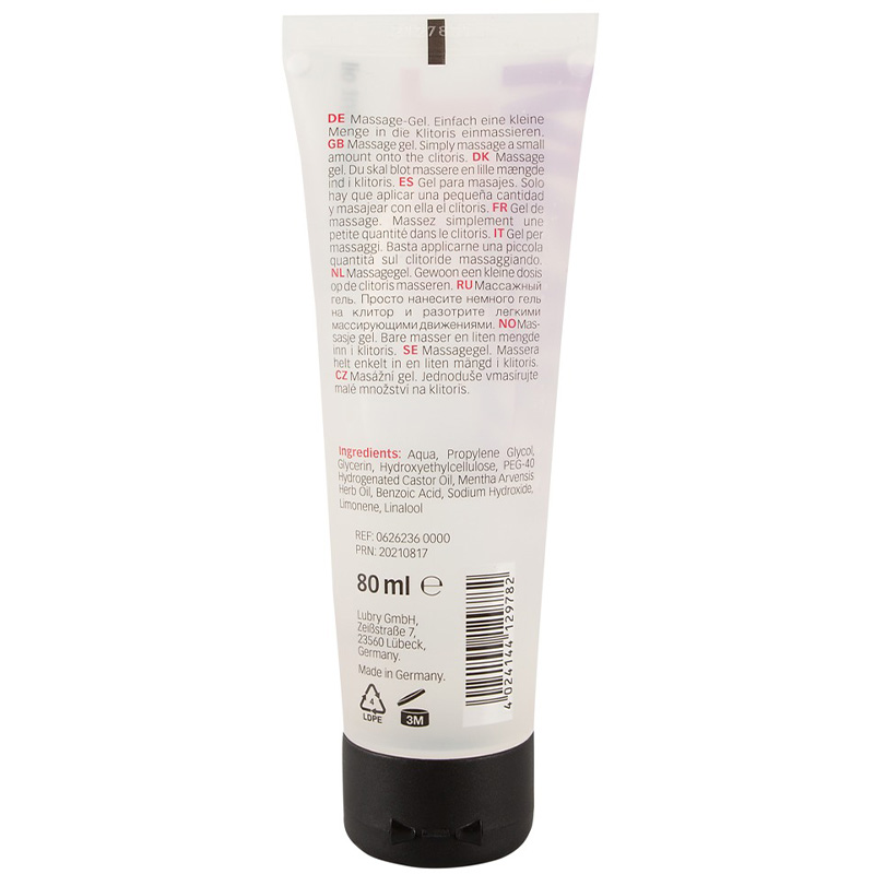 Gel intensifiant clitoridien - Menthe - 80 ml