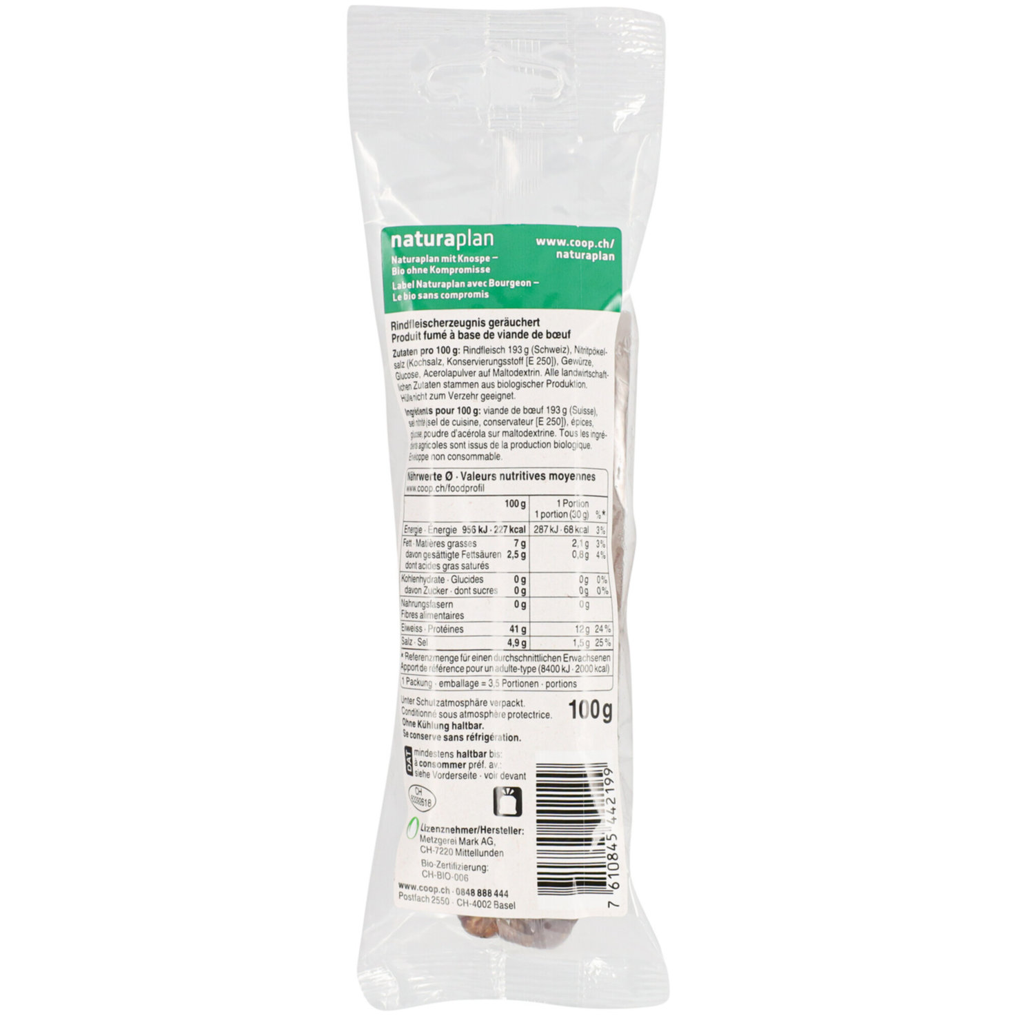 Naturaplan Bio Salgina Salsiz