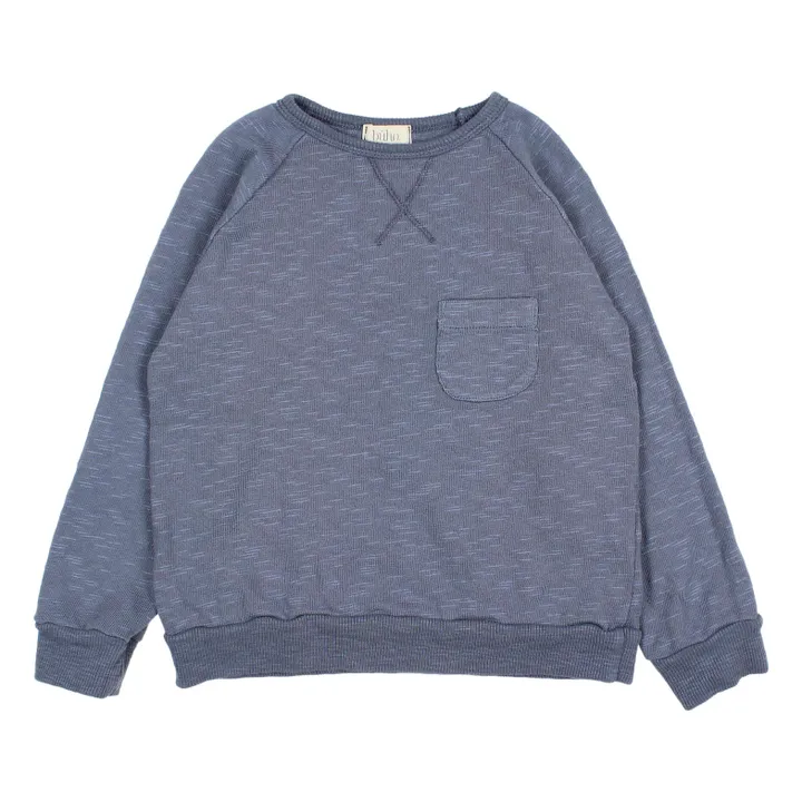 Búho Sweat Basic Jersey | Bleu marine