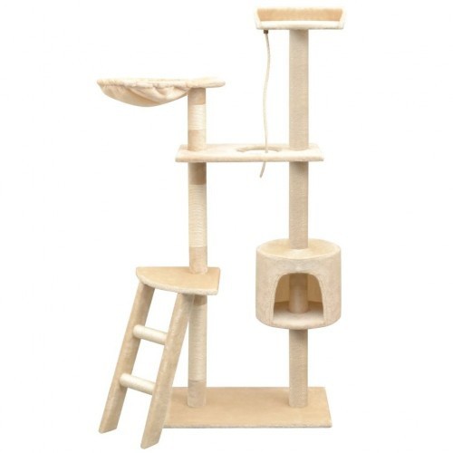 Arranhador para Gatos VidaXL com Poste para Arranhar, Bege