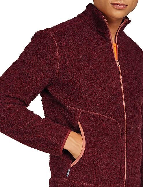 ICEBREAKER - REALFLEECE SHERPA LS ZIP M
