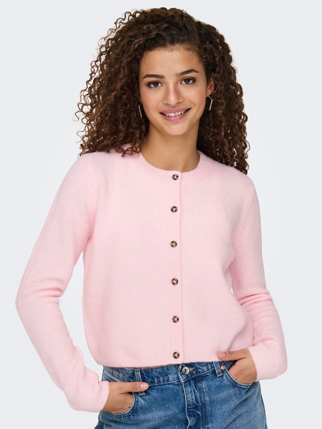 JDYCHLOE Strickjacke Light Pink