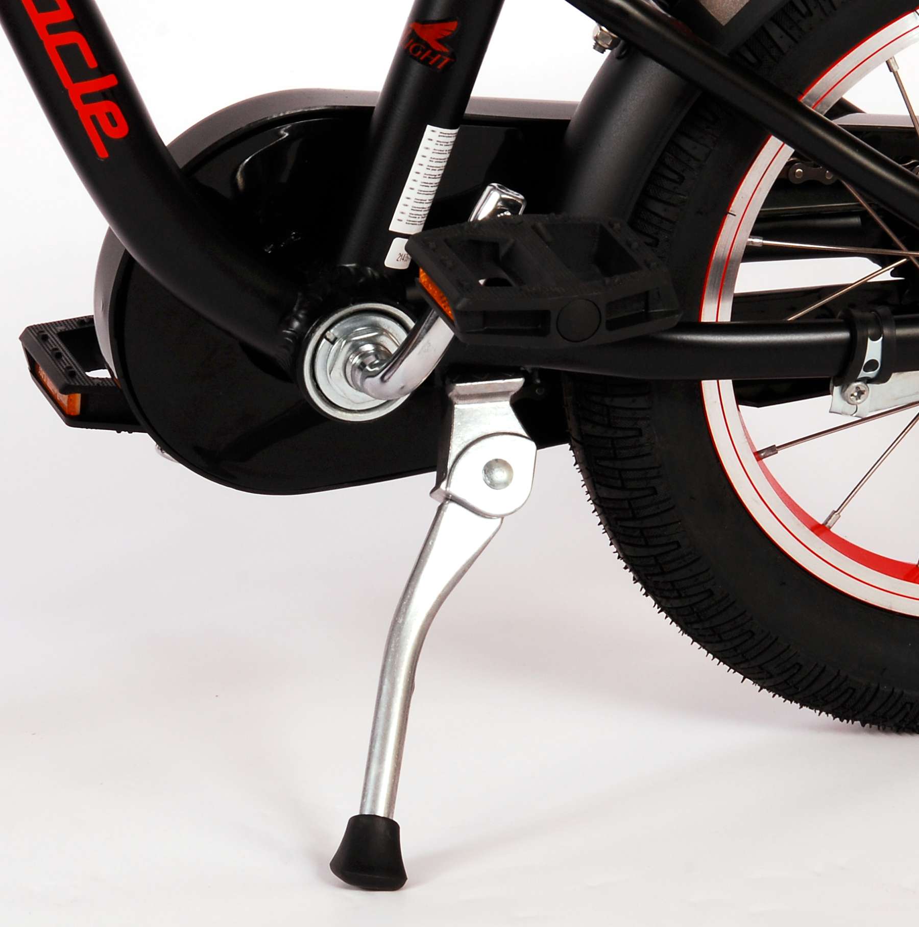 TPFSports Miracle Cruiser Kinderfahrrad - Jungen - 14 Zoll - Rücktritt + Handbremse - Mattschwarz