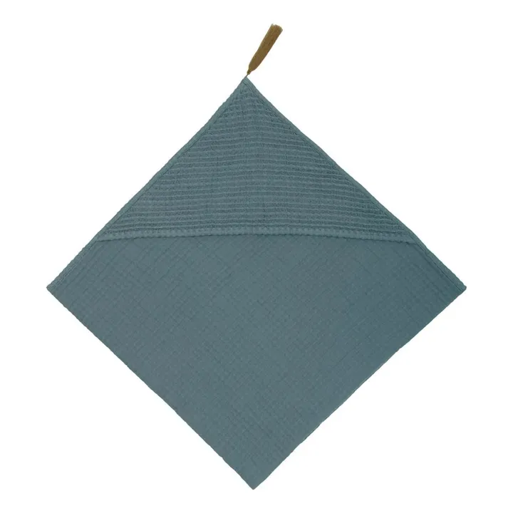 Numero 74 Cape de bain en coton bio | Ice Blue S032