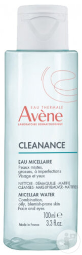 Avène Cleanance Eau Micellaire Nettoyante Peaux Mixtes Flacon 100ml