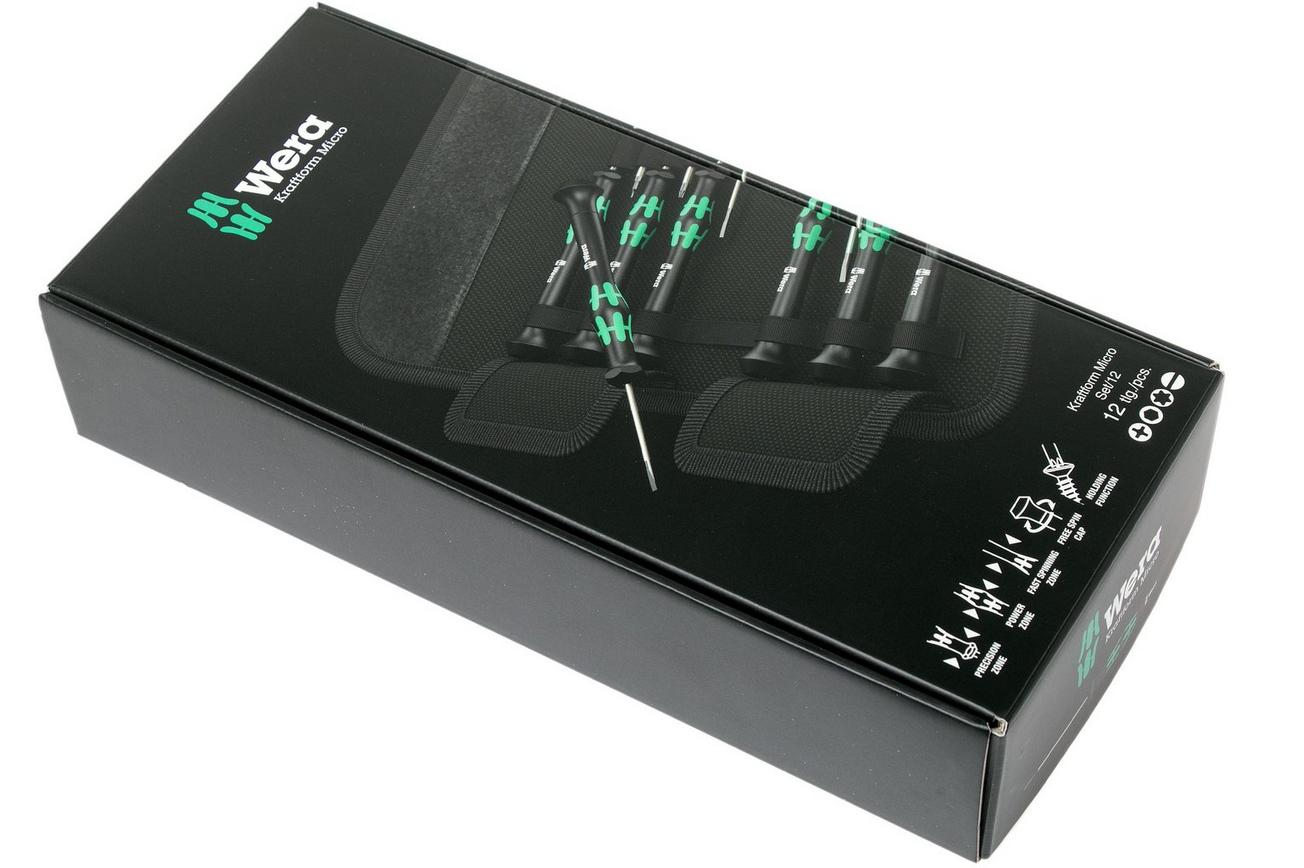 Wera Kraftform Micro 12-delige schroevendraaierset, 5073675001