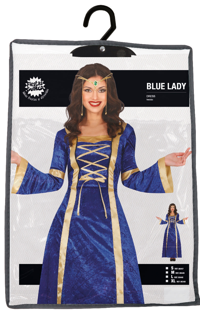 Jonkvrouw Kostuum Blauw Dames