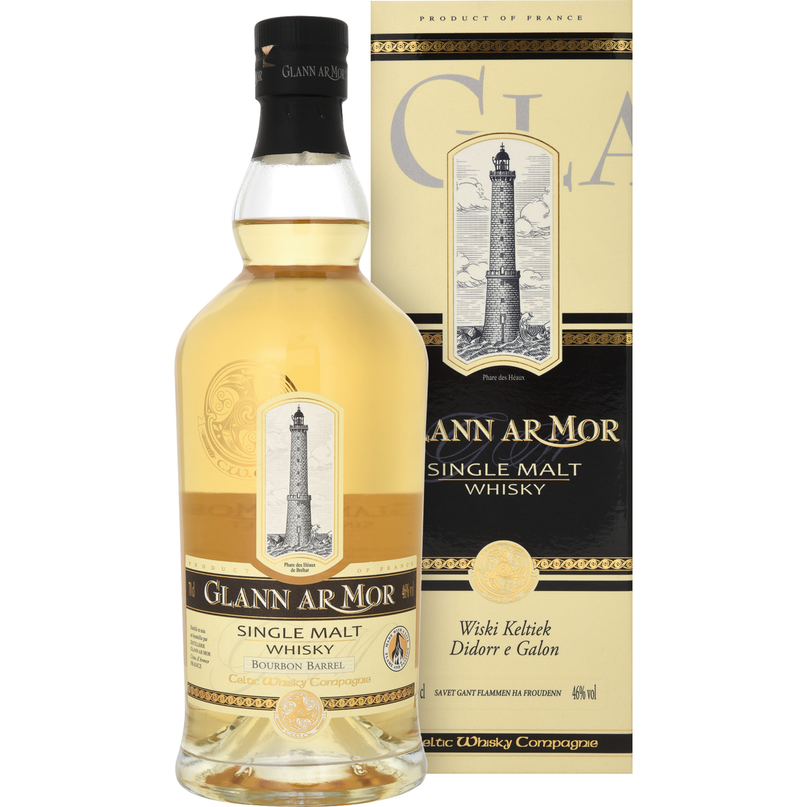 Glann Ar Mor Bourbon Barrel Whisky 70 cl