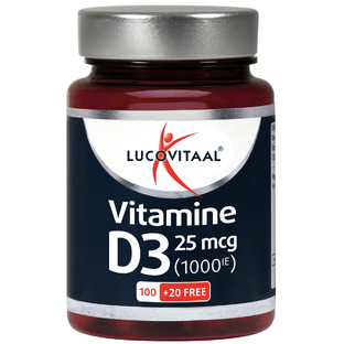 Lucovitaal Vitamine D3 25mcg Capsules 120CP