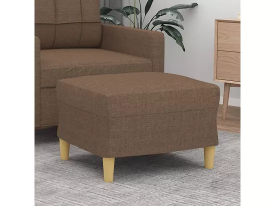 Repose-pied Marron 60x50x41 cm Tissu