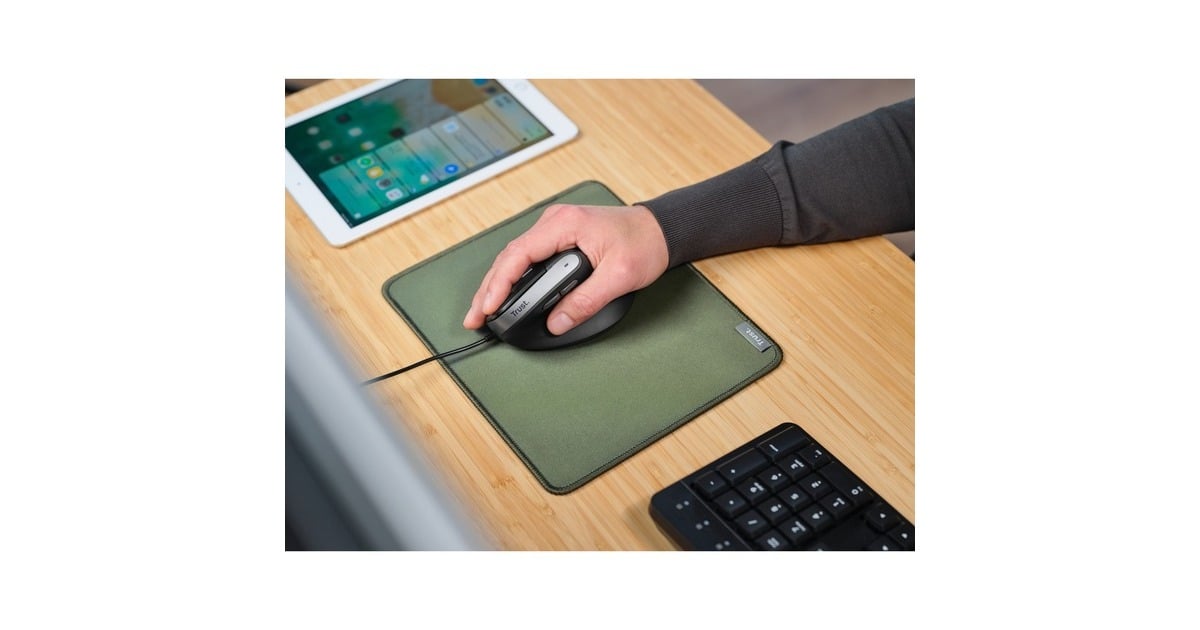 TrustBayo II Ergonomische muis  (Zwart, 800 dpi - 2.400 dpi)