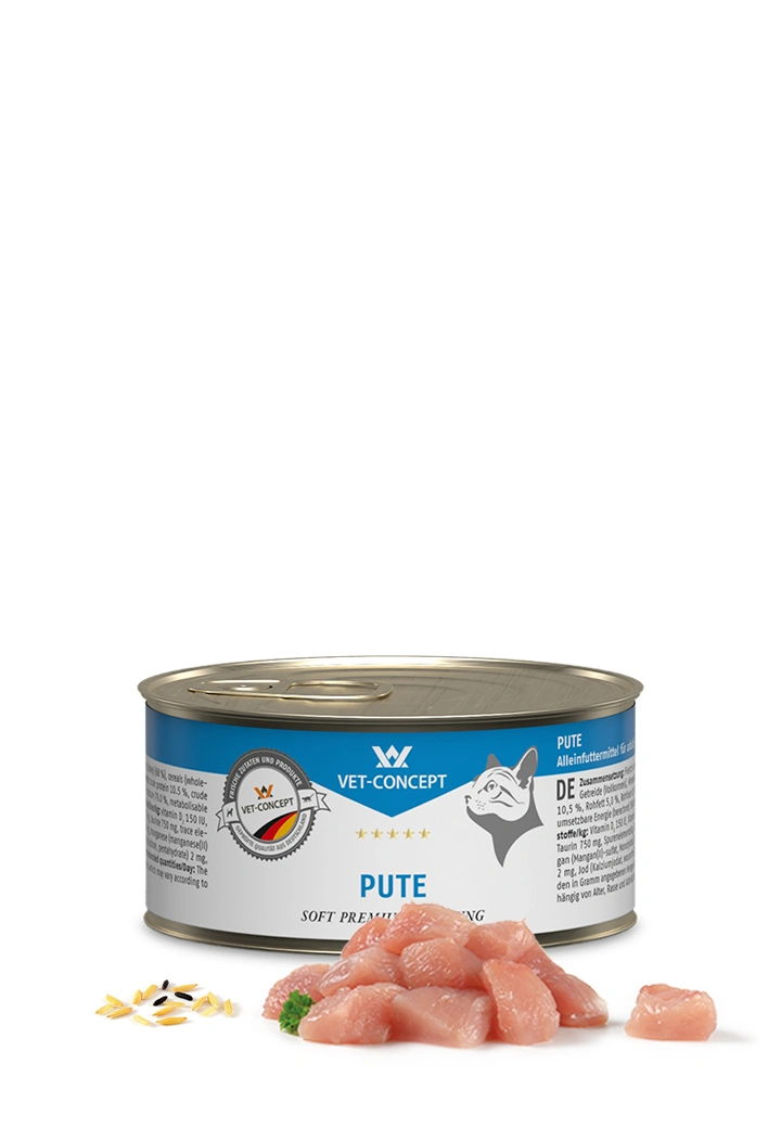 Katzenmenü Pute
