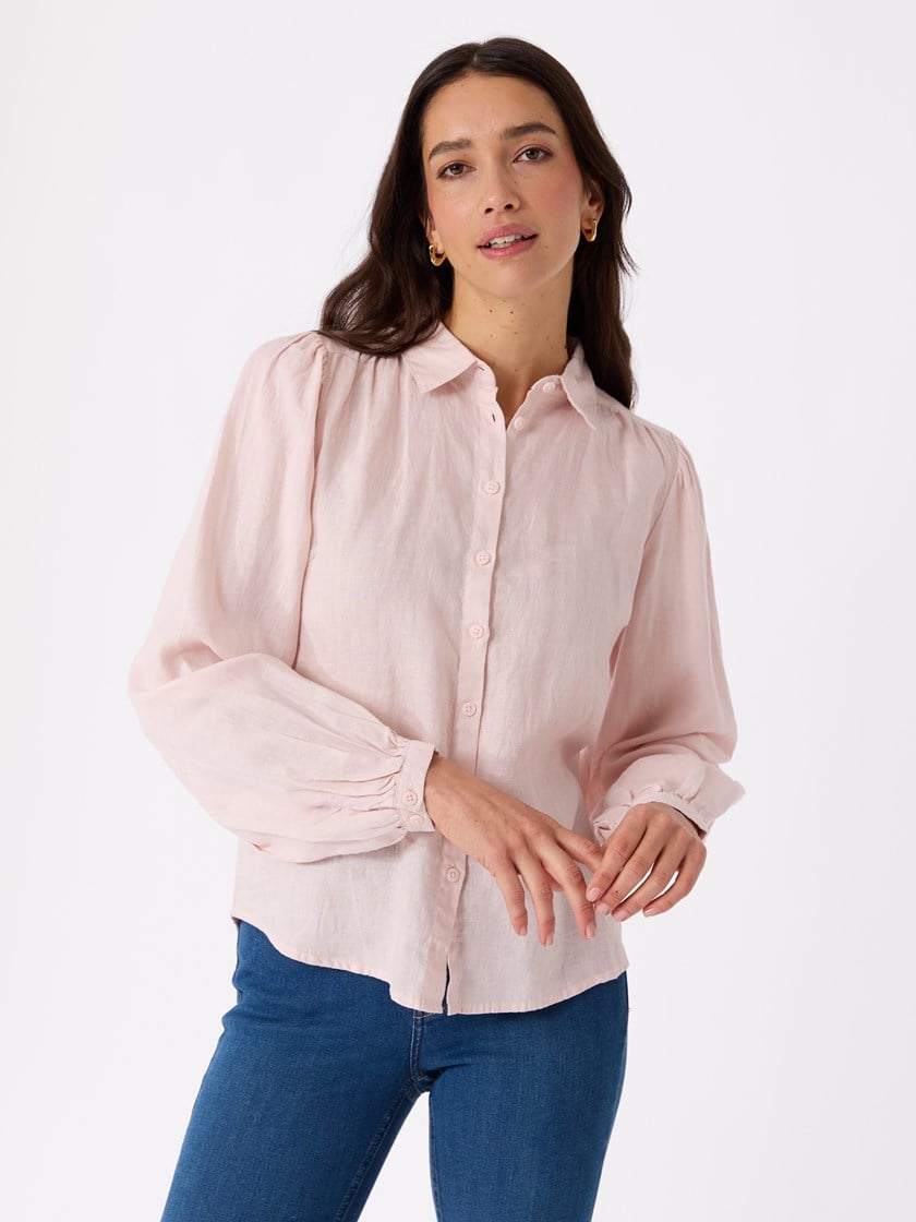Sierra linbluse Petal Pink