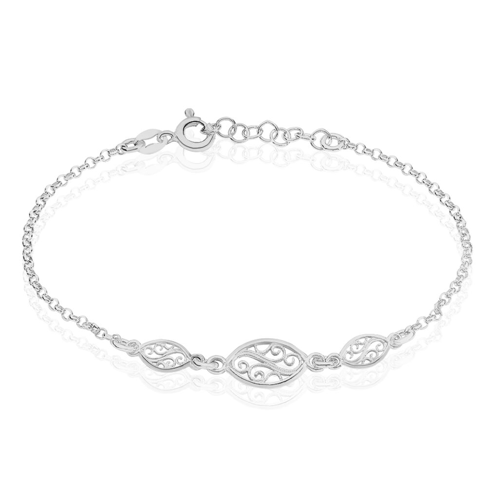 Bracelet Mahee Argent Blanc