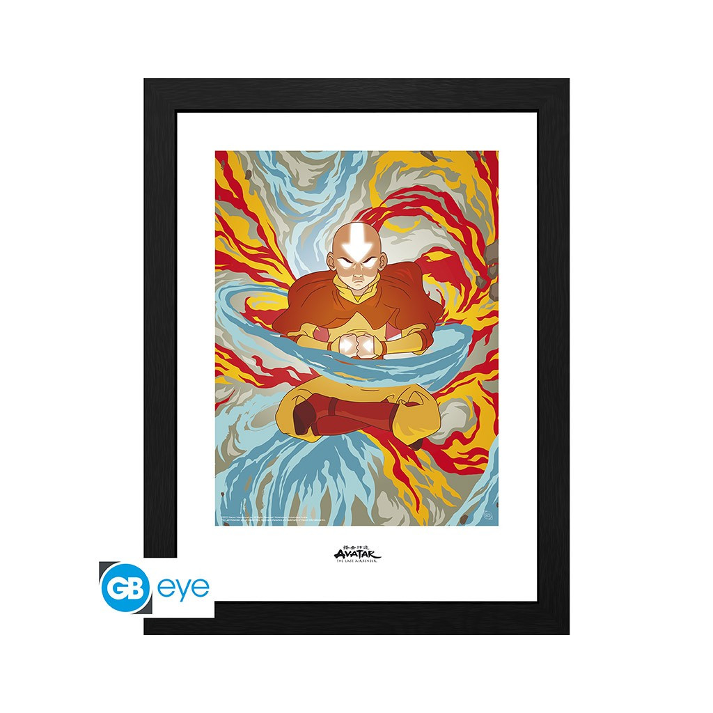 Avatar, le Dernier Maître de l'Air - Poster Encadré Aang Avatar