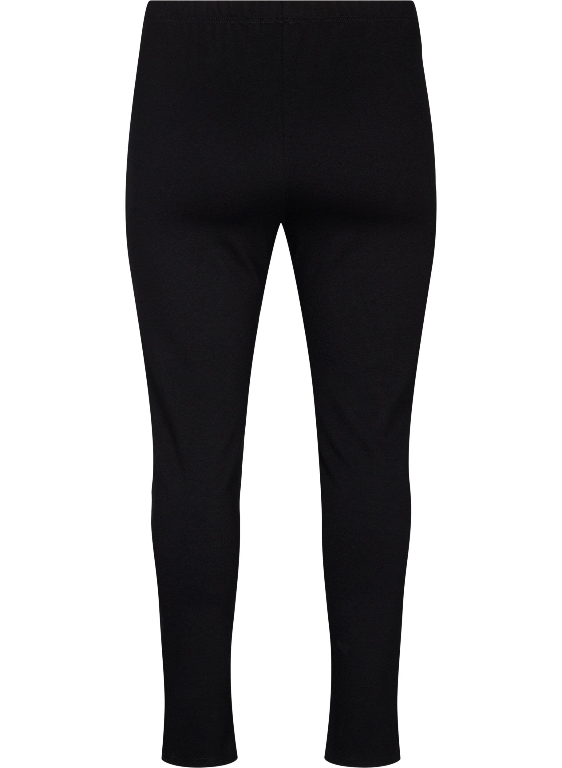 Viskose leggings med slids foran