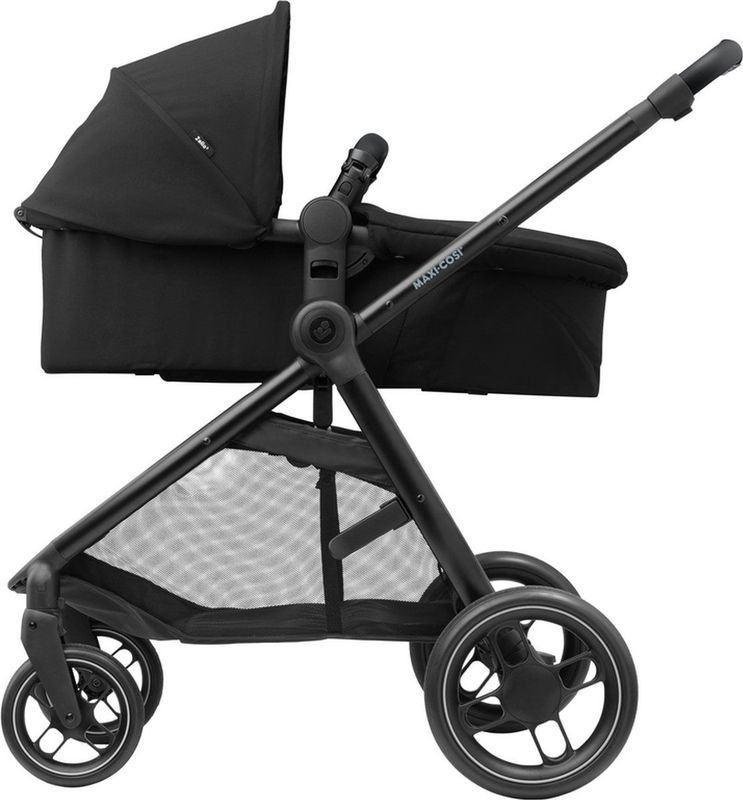 Maxi-Cosi Zelia³ kinderwagen - Essential Black (zwart frame + zwart leer)